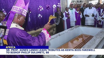 Sr. Prof. Agnes Lando Leads Tributes as Kenya Bids Farewell to Bishop Philip Sulumeti, 88
