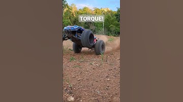 Feel the TORQUE with the Traxxas Rustler 🔥🥵#traxxas #rustler #4wd #allwheeldrive #insane #rc #basher