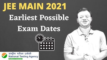 JEE Main 2021 Earliest Possible Exam Dates| #jeemain 2021 Dates | ChemistryAdda #shorts
