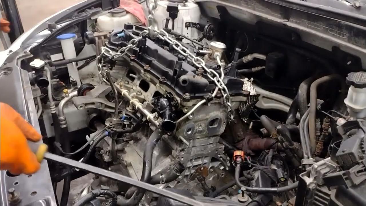 2012 Hyundai sonata motor removal - YouTube