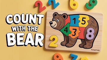 👉 Learn Numbers 1 to 10 with Bear Puzzle 🧸 | Counting for Kids | Learn Numbers for Toddlers