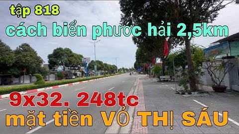 GÓC HAI MẶT TIỀN KINH DOANH BUÔN BÁN SẦM UẤT GẦN BIỂN PHƯỚC HẢI GIÁ CHỈ 4TY9 CÒN BỚT 