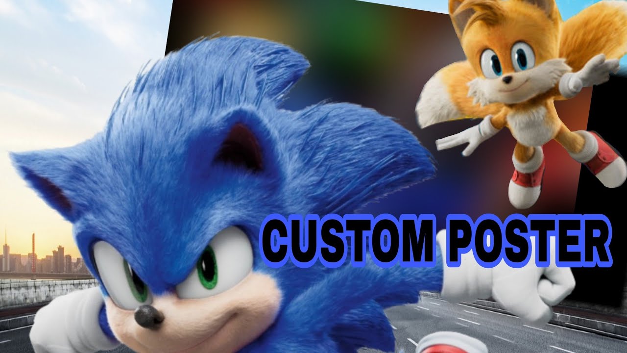 RareGalaxy5] Making A Custom Sonic Movie 4 Movie Poster! #8 