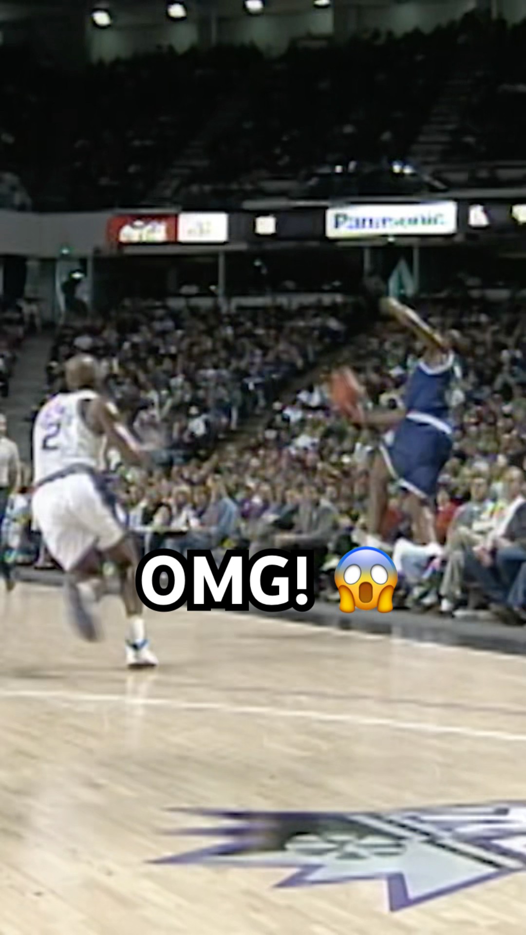 On December 22, 1994 Isaiah Rider made a crazy circus shot!