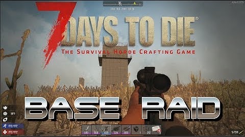 7 Days to Die A16 PvP, Online Base Raid #3