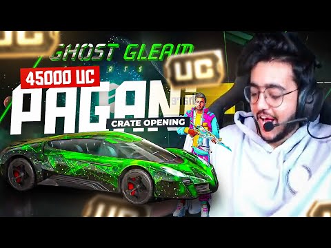 (45000 UC) PAGANI + Ranveer Singh Crate Opening🤩