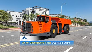 Siton 20 Ton Underground Truck Operation Demonstration