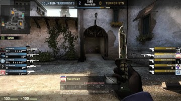 CSGO Scout jumping double headshot on Inferno
