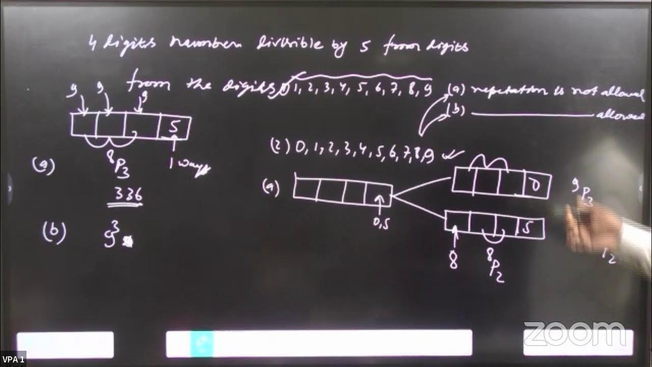 Permutation & Combination, L01(A) for Class 12(A0) on 14th Aug 23 - YouTube