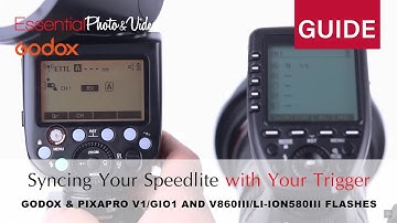 How to Sync a Li-ION580III/V860III or GIO1/V1 Speedlite with Your Trigger
