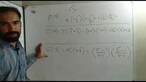 Finding Phi, Tau and sigma function