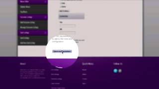 Manage Navigational Menus - ConnectAgent Tutorial