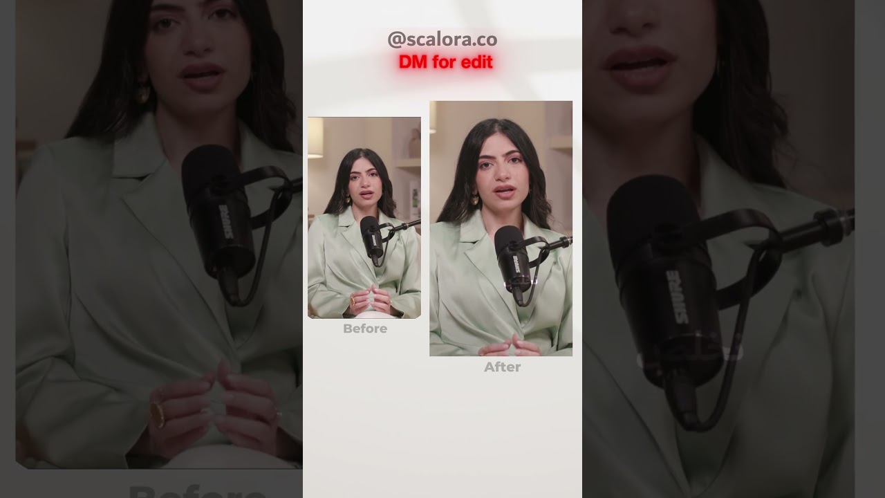 Client Edit: Before vs After