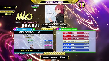 [DDR A3] Come Back to Me (Feel It) (ESP-14) 999,980 PFC