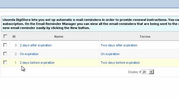 Joomla Email Marketing | Send Email Reminders On Expired Subscriptions