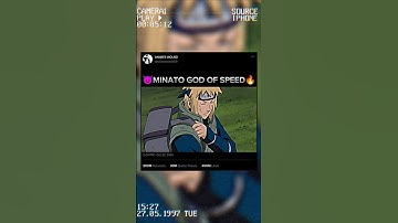 minato god of speed🗿😵#naruto #anime #narutoshippuden #shorts #minato #kakashi