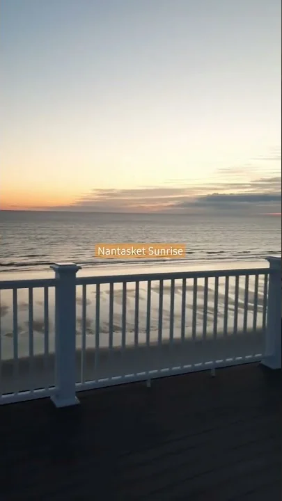 Waiting for sunrise on the roof deck - Nantasket B...