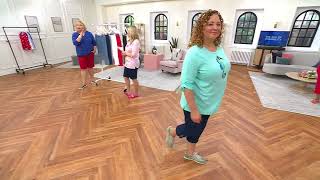 Quacker Factory DreamJeannes Tulip Snap Hem Capri Pants on QVC