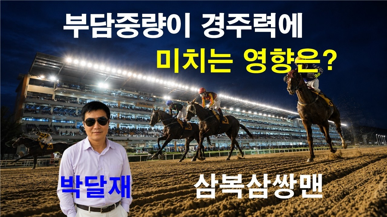 경마예상#부담중량이 경주력에 미치는 영향은?#삼복삼쌍맨#박달재