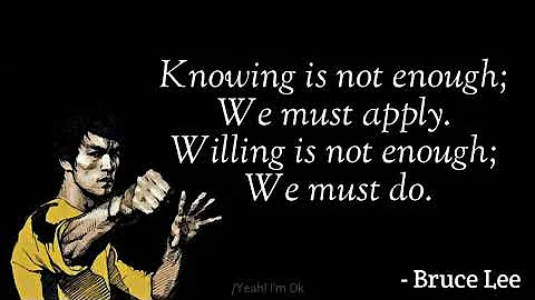 Top 5 Motivational Quotes by Bruce Lee