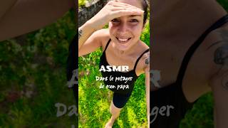 ASMR 🌿 Dans le potager de mon papa #asmr