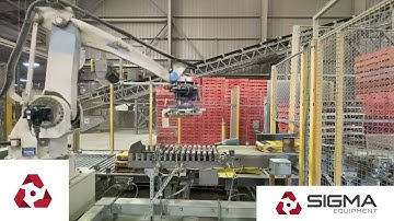 E316998 - Columbia Okura A1600 Robotic Servo Driven Bag Palletizer