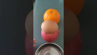 Orange Apple And Egg