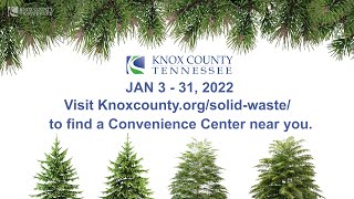 Knox County Offers Christmas Tree Recycling