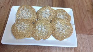 how to make seasme seeds cookies I  airfryer  #recipe #viralvideo #trending #cooking