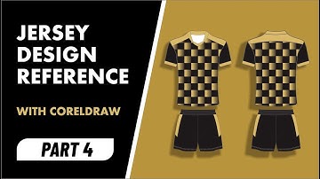 JERSEY DESIGN REFERENCE (PART 4) - BLACK GOLD JERSEY DESIGN IN CORELDRAW