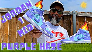 THE JORDAN 1 MID PURPLE HAZE SUPER FIRE!!! (WHERE TO BUY)!!!