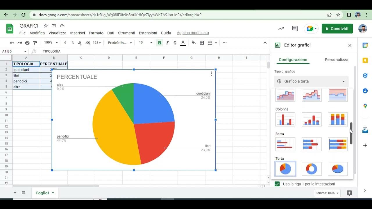 Google Fogli Excel