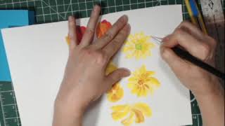 How to Make Practice Flower Painting into Memorial and Mother's Day Cards screenshot 4