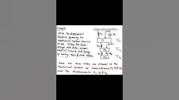 Linear Control Engineering: Force-Voltage Analogy Short1