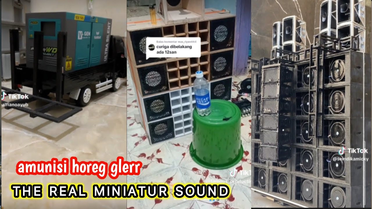 TERLATIH HOREG SEJAK DINI‼️OPERATOR LOSS‼️BOTOL SAMPAI JATUH‼️reaction miniatur sound#miniatur#sound