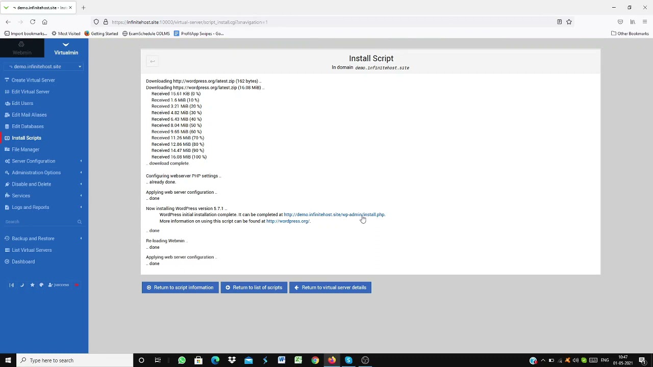 Infinite Hosting Demo