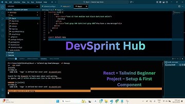 React + Tailwind CSS Project for Beginners | Full Setup Without Vite | Hindi Tutorial
