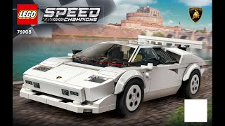 Player Profile LEGO Instructions | Speed Champions | 76908 | Lamborghini Countach | Lamborghini