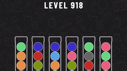 Ball Sort Puzzle Level 918 #ballsortpuzzle #ballsortpuzzlegameplay #puzzlegame #mobile games