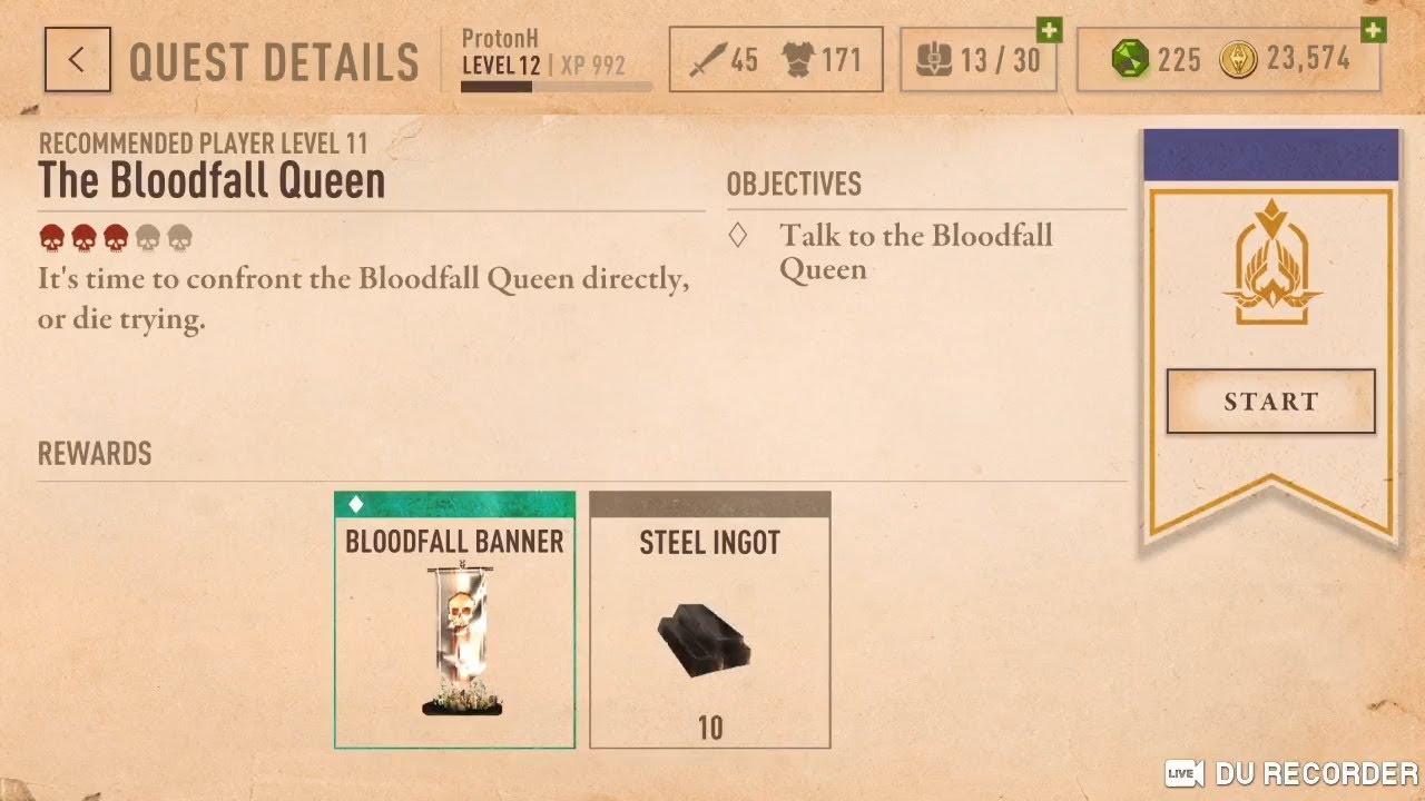 Elder Scrolls Blades Bloodfall Queen Main Quest 6 All Secrets