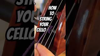 How to Re-String Your Cello | StringWorks University #cello #tutorial #luthier
