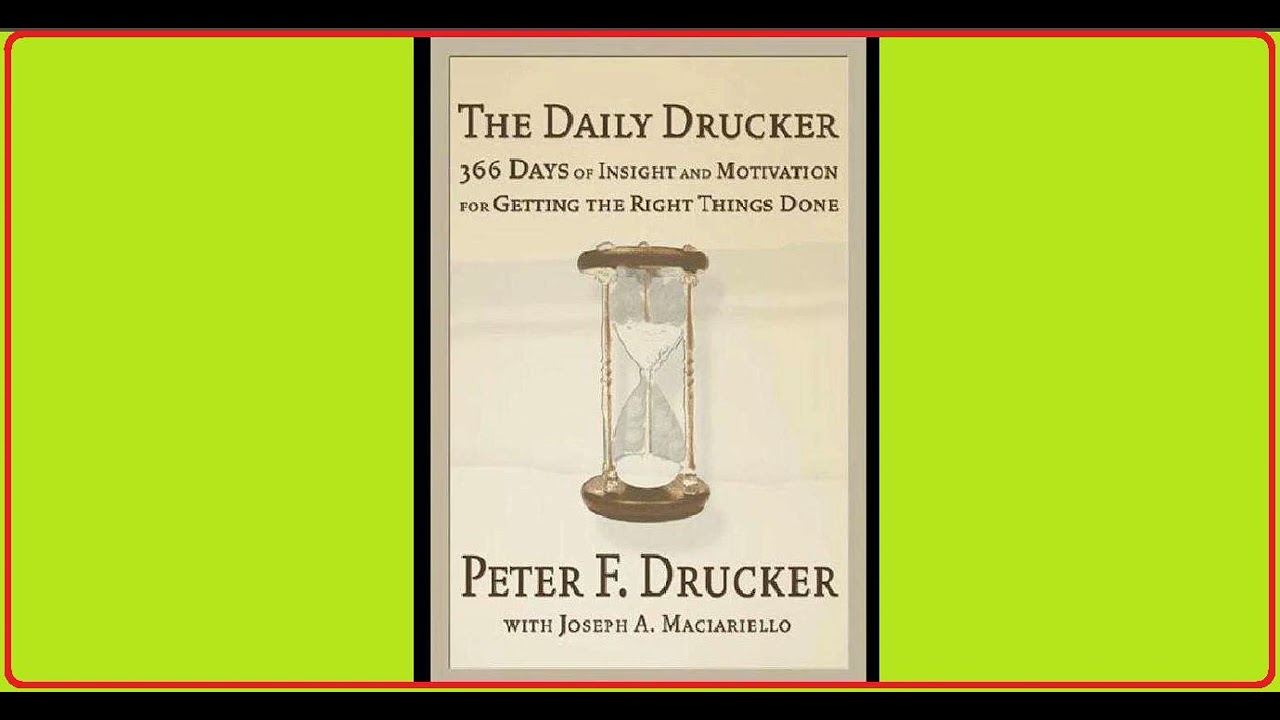 The Daily Drucker - 0109 The New Corporation’s Persona [23]