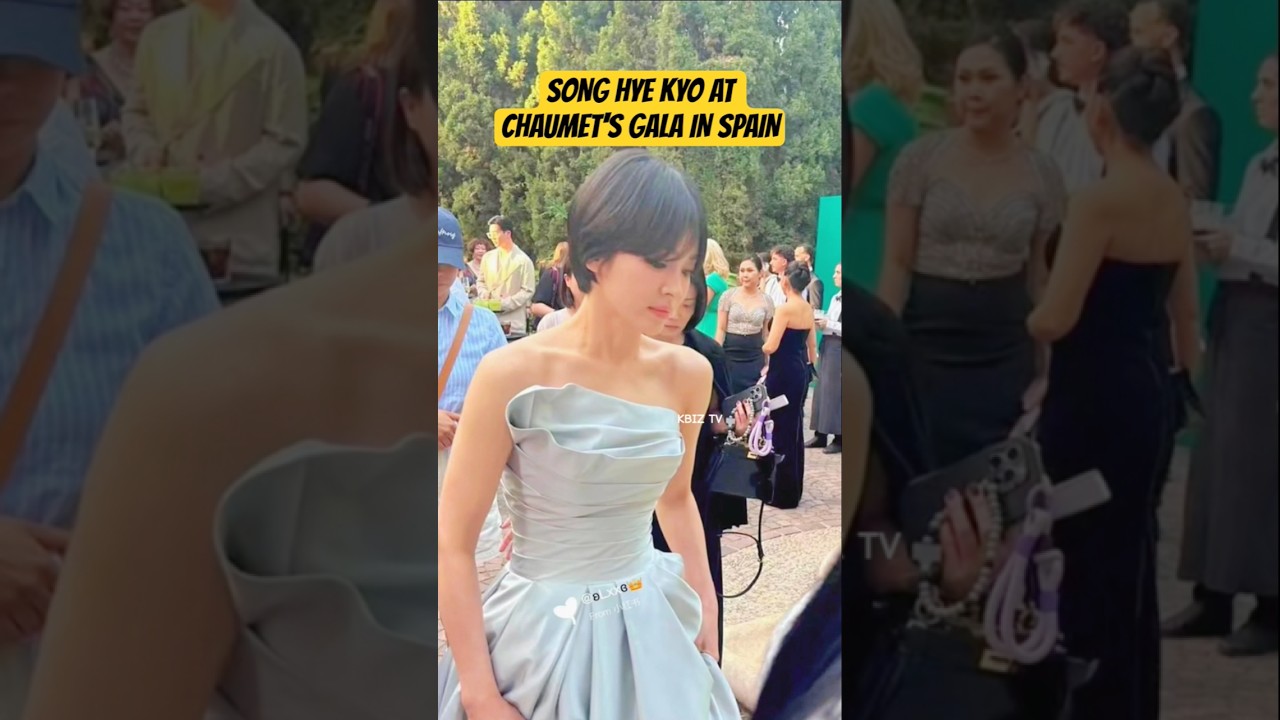 NEW: SONG HYE KYO AT CHAUMET'S GALA IN SPAIN #songhyeko #chaumet #chaeunwoo #leeminho #shorts #viral