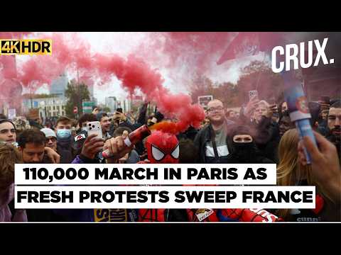 French Police Fire Tear Gas as Clashes Erupt in Lyon, Lille & Nantes During Fresh Wave of Protests