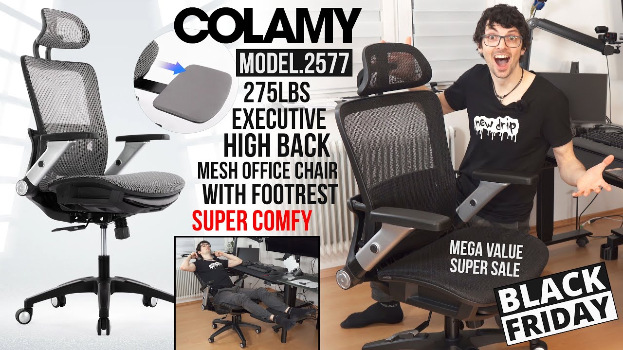 2024's Best Value Office Chair! - Colamy Model.2577 Executive Mesh Office Chair Review & Test