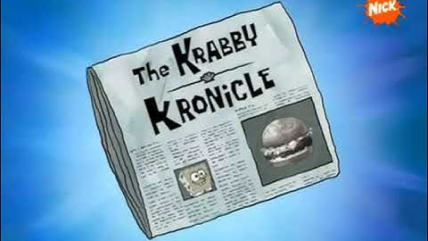 SpongeBob Title Card - The Krabby Kronicle (European Spanish)