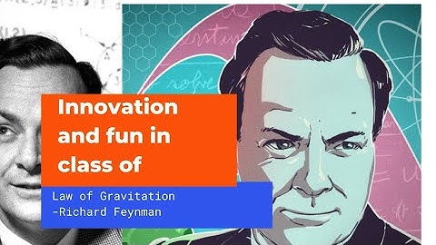 #feynman Funny and innovative explanation of Law of Gravitation- Richard Feynman Lectures on Physics
