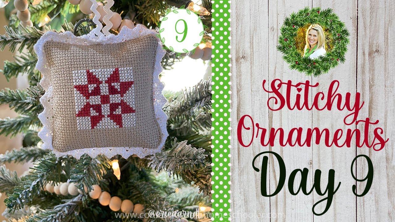 Cookie Cutter Ornaments Cross Stitch Pattern | It's Sew Emma #ISE-465