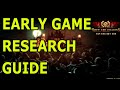 They are billions  early game research guide