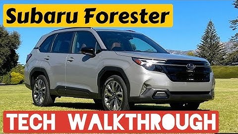 2025 Subaru Forester Technology Walkthrough
